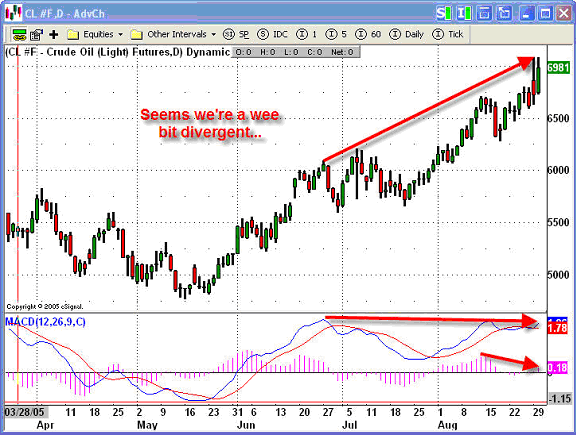 Technical Indicator Using the MACD: Chart 1